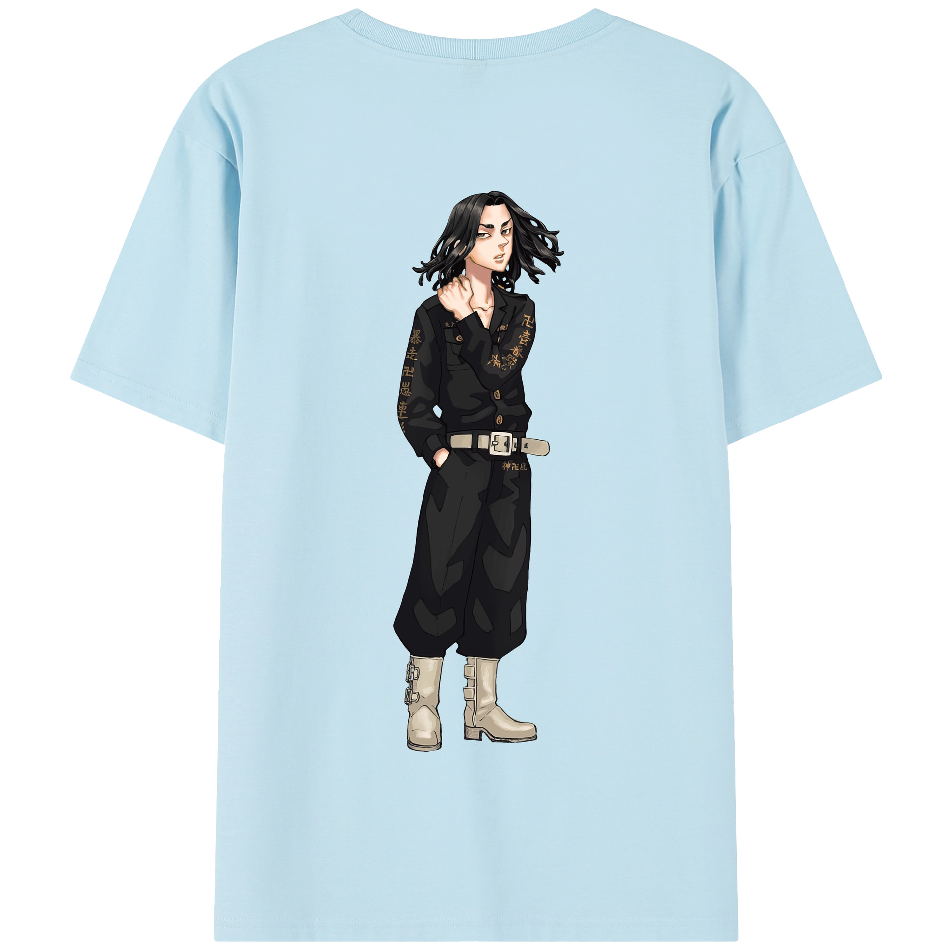（画像用） 東京リベンジャーズ Tokyo Revengers 綿100％半袖Tシャツ（背面プリント）
